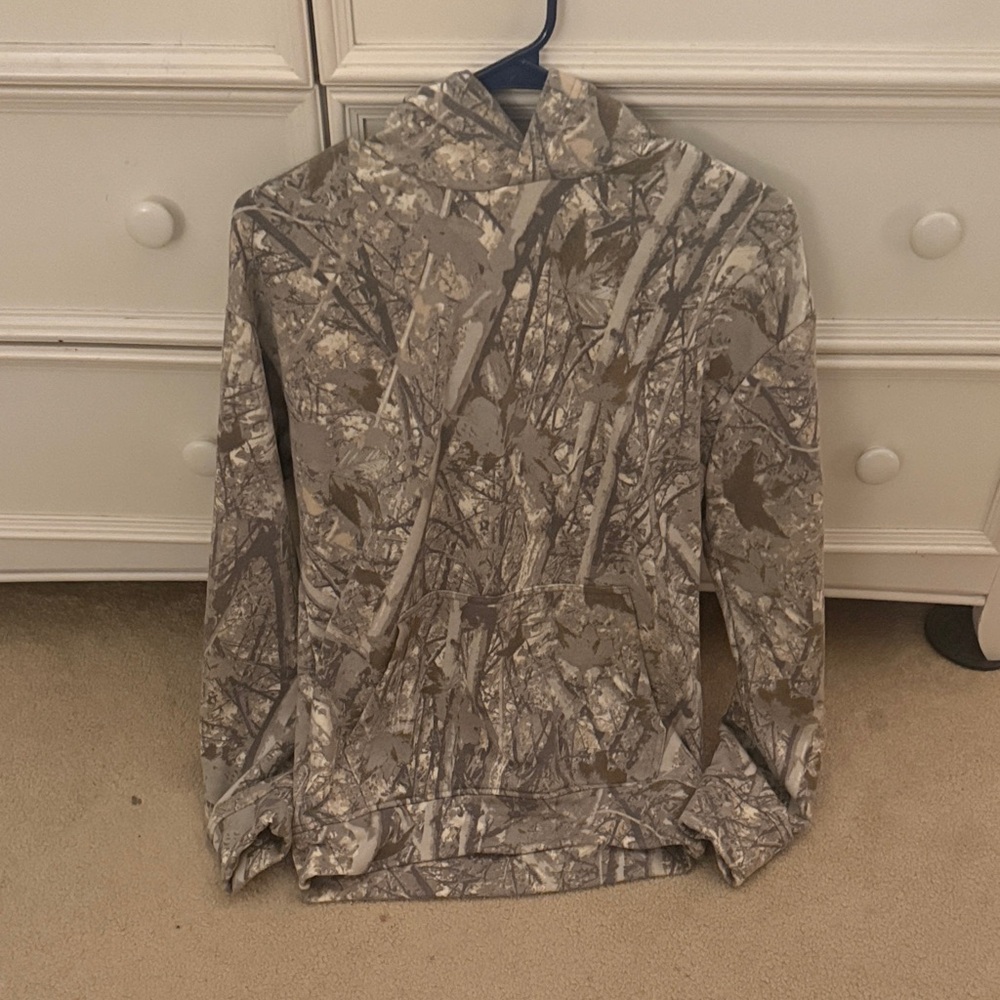 Women's Camouflage Cowl Neck Sweater